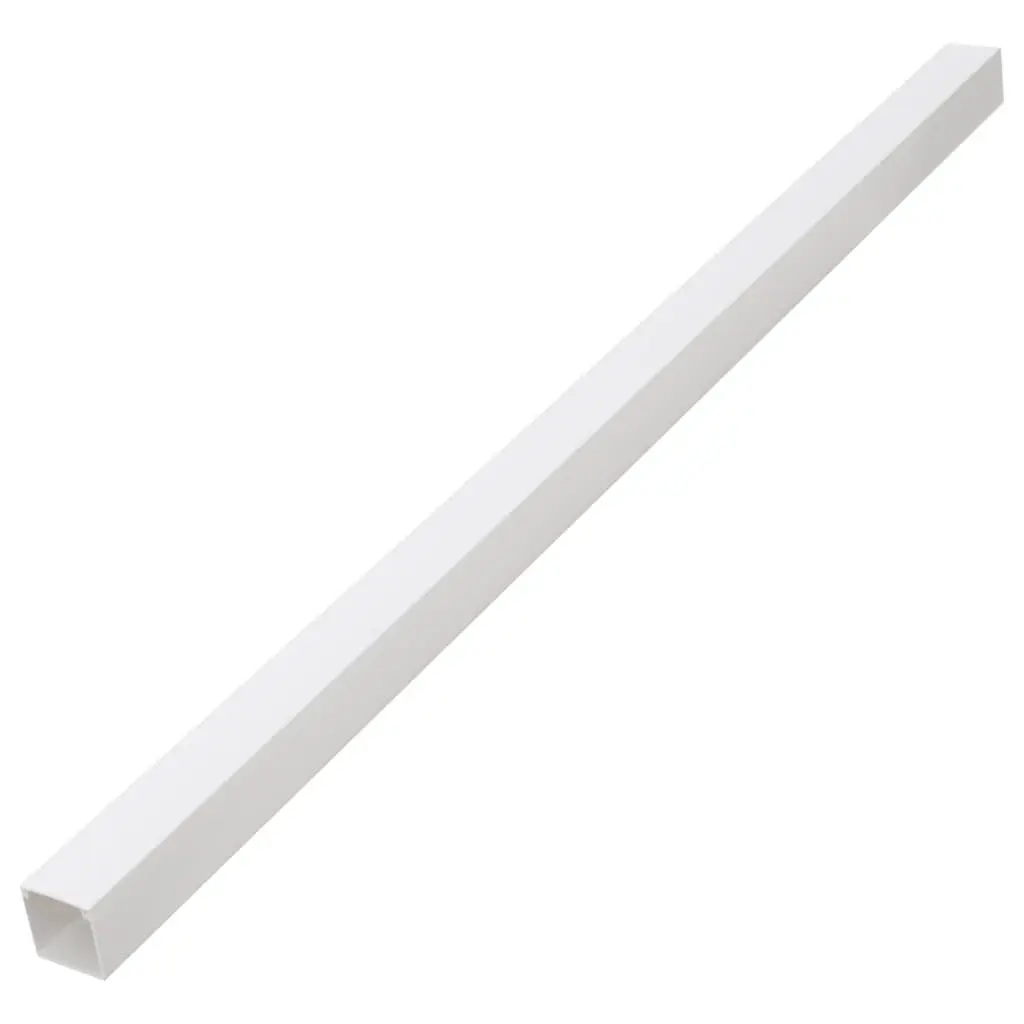 30m White PVC Cable Trunking 60x40mm