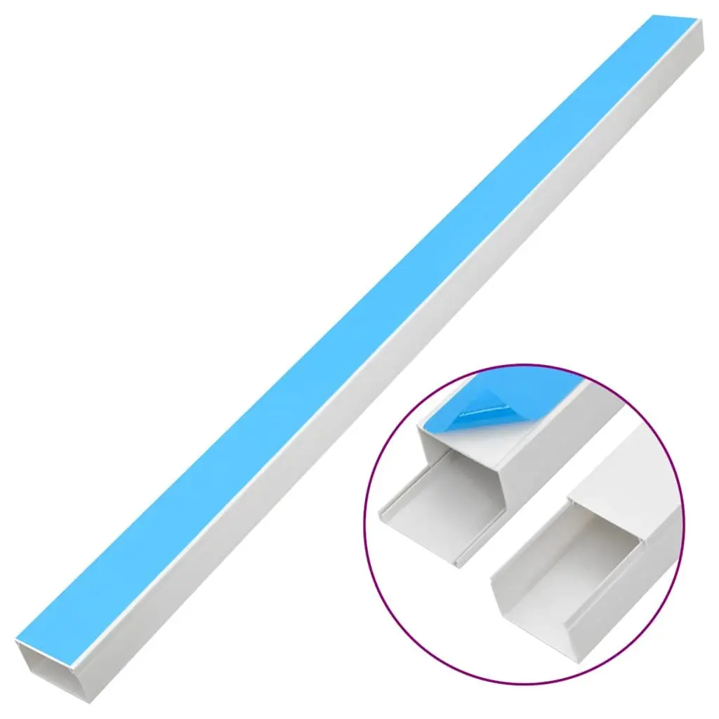 Cable Trunking PVC 100x60mm White 10m