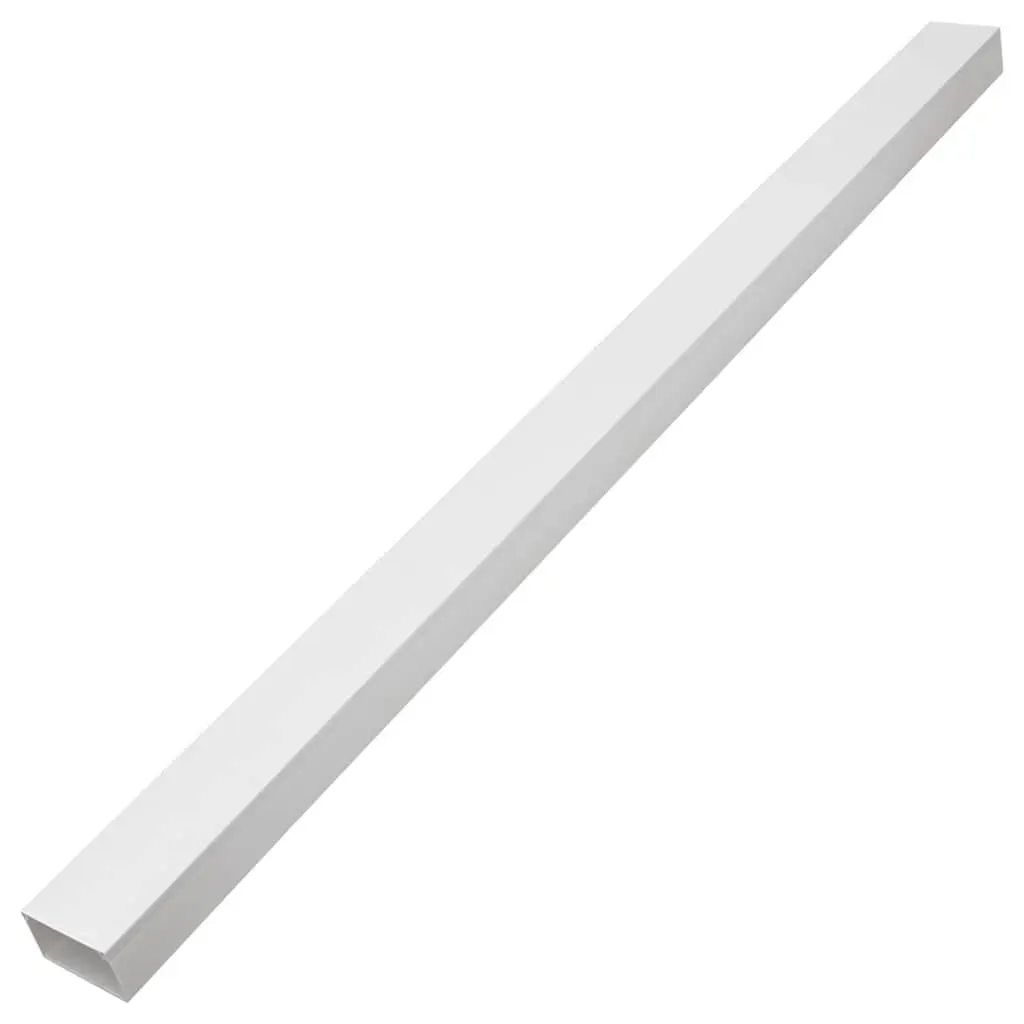 Cable Trunking PVC 100x60mm White 10m