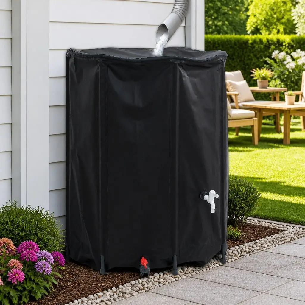 750L Foldable Water Tank for Easy Rainwater Storage