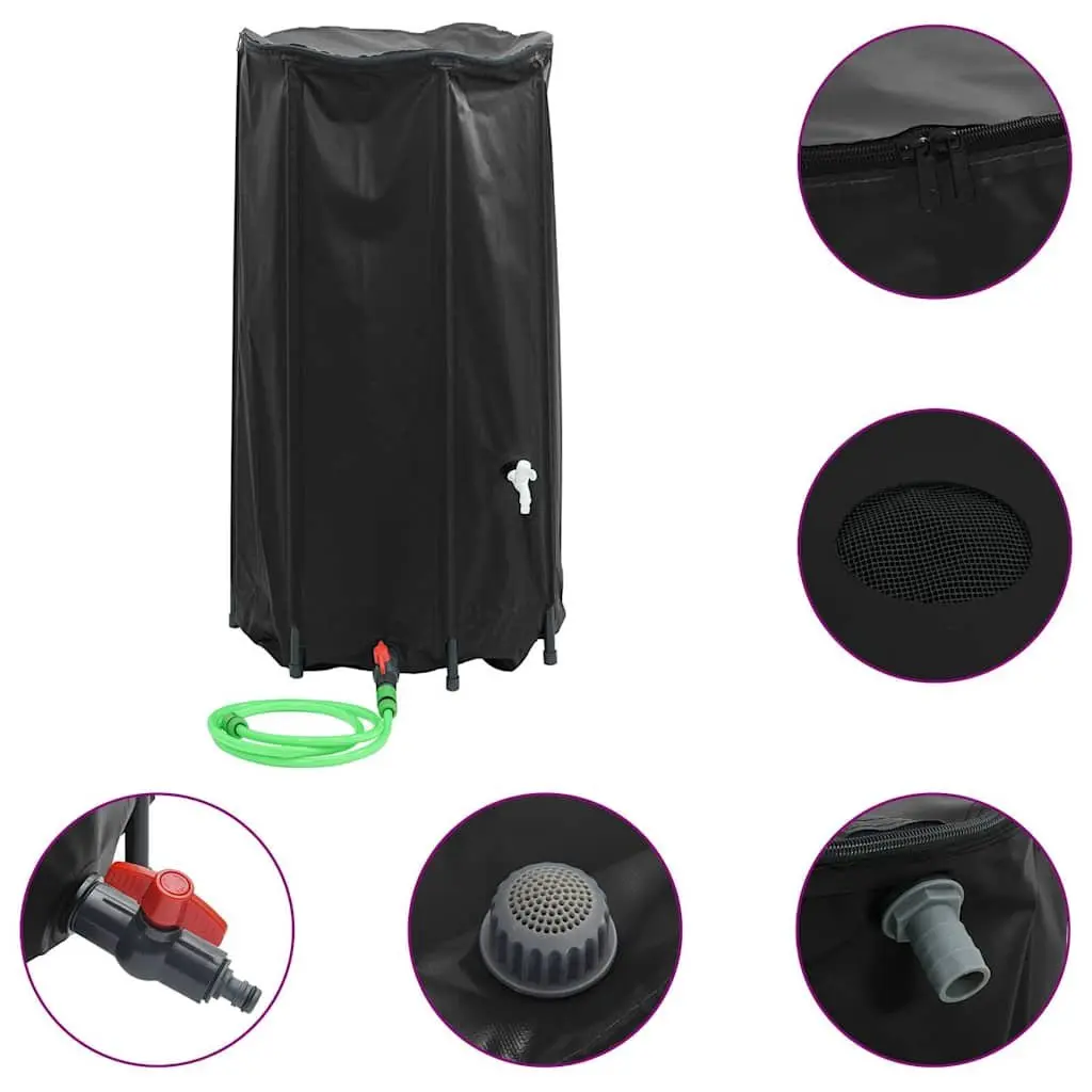 250L Foldable Water Tank with Tap
