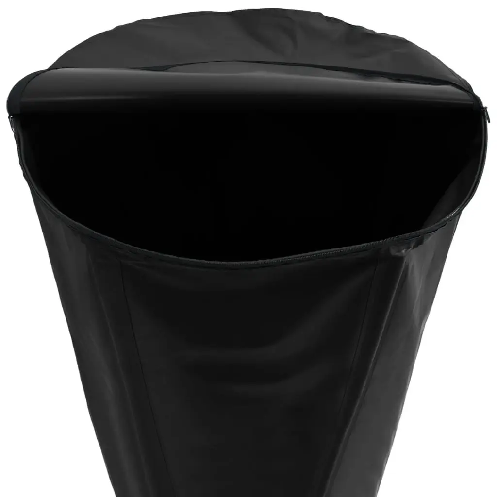 Water Tank PVC 1000L Black Foldable with Tap Collapsible Rain Storage