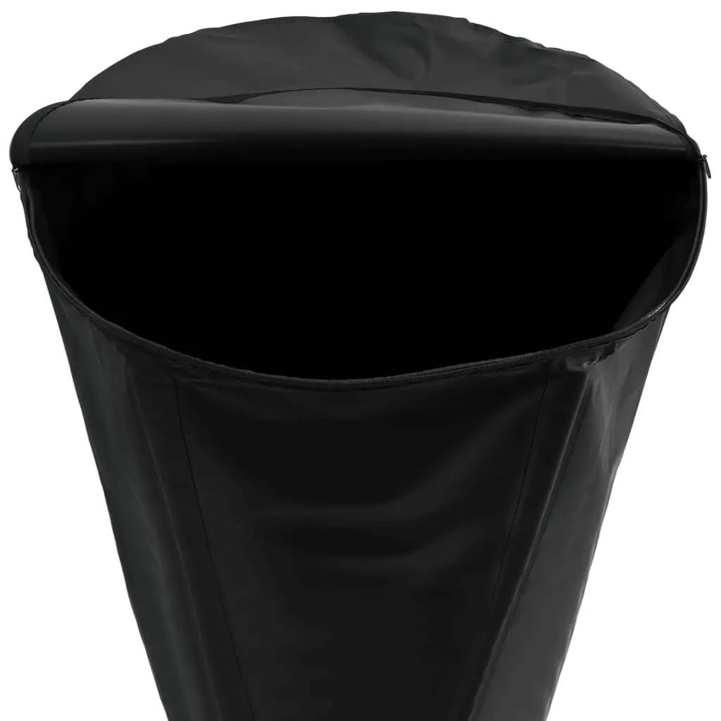 Collapsible Water Tank PVC 1350L Foldable Black with Tap