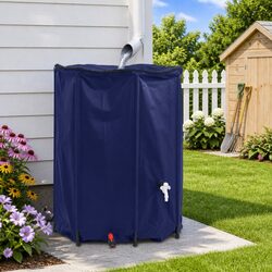 Durable Blue Foldable Water Tank 1350L with Tap