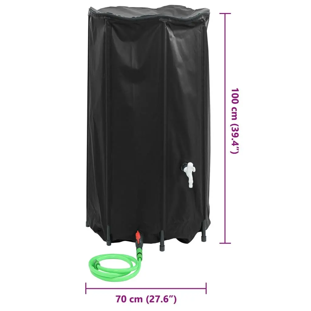 Collapsible 380L Rainwater Storage Tank with Tap