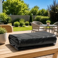 Durable Anthracite Heavy-Duty Tarpaulin 3x3m