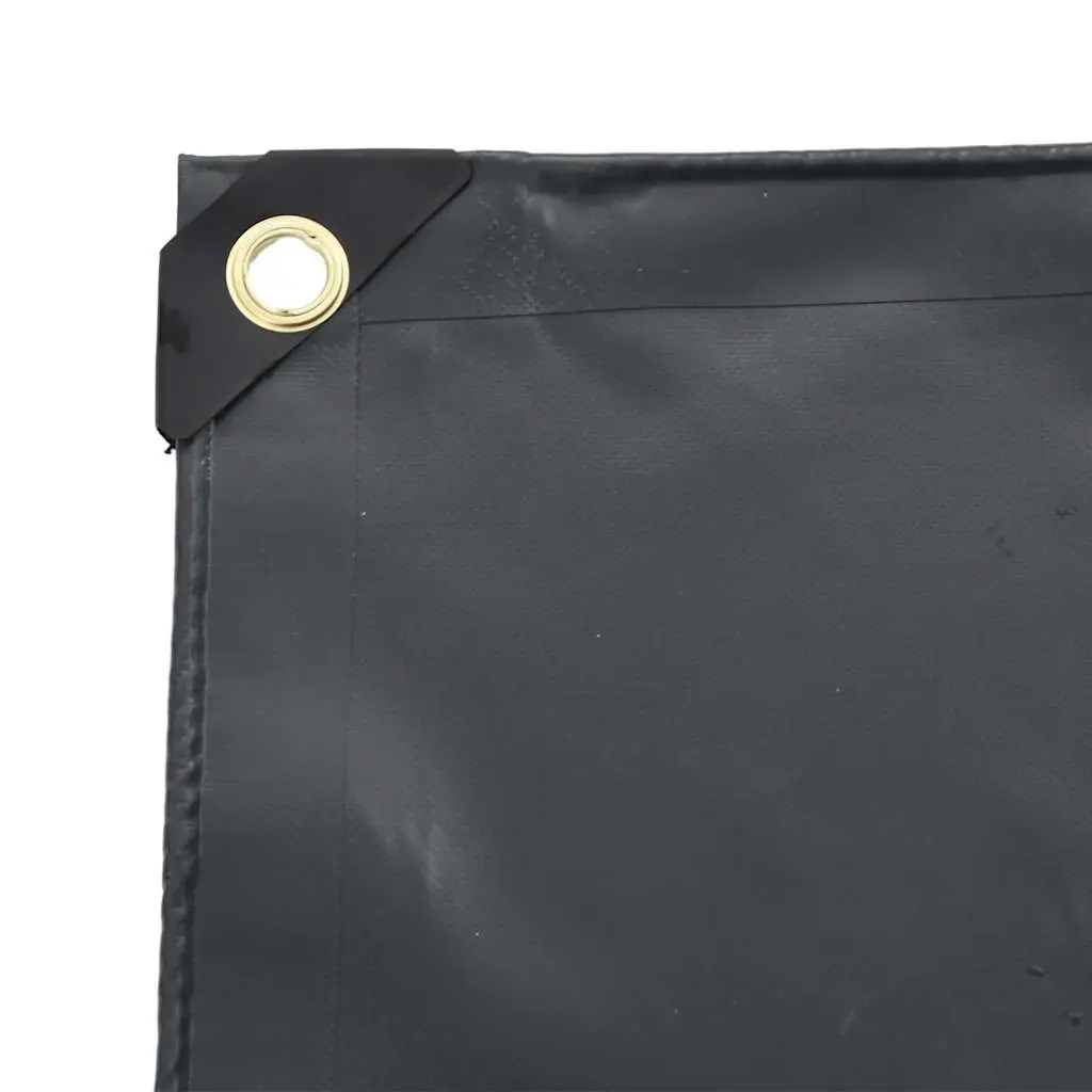 Heavy-Duty Tarpaulin PVC 3x3m Anthracite Water-Resistant UV Protection