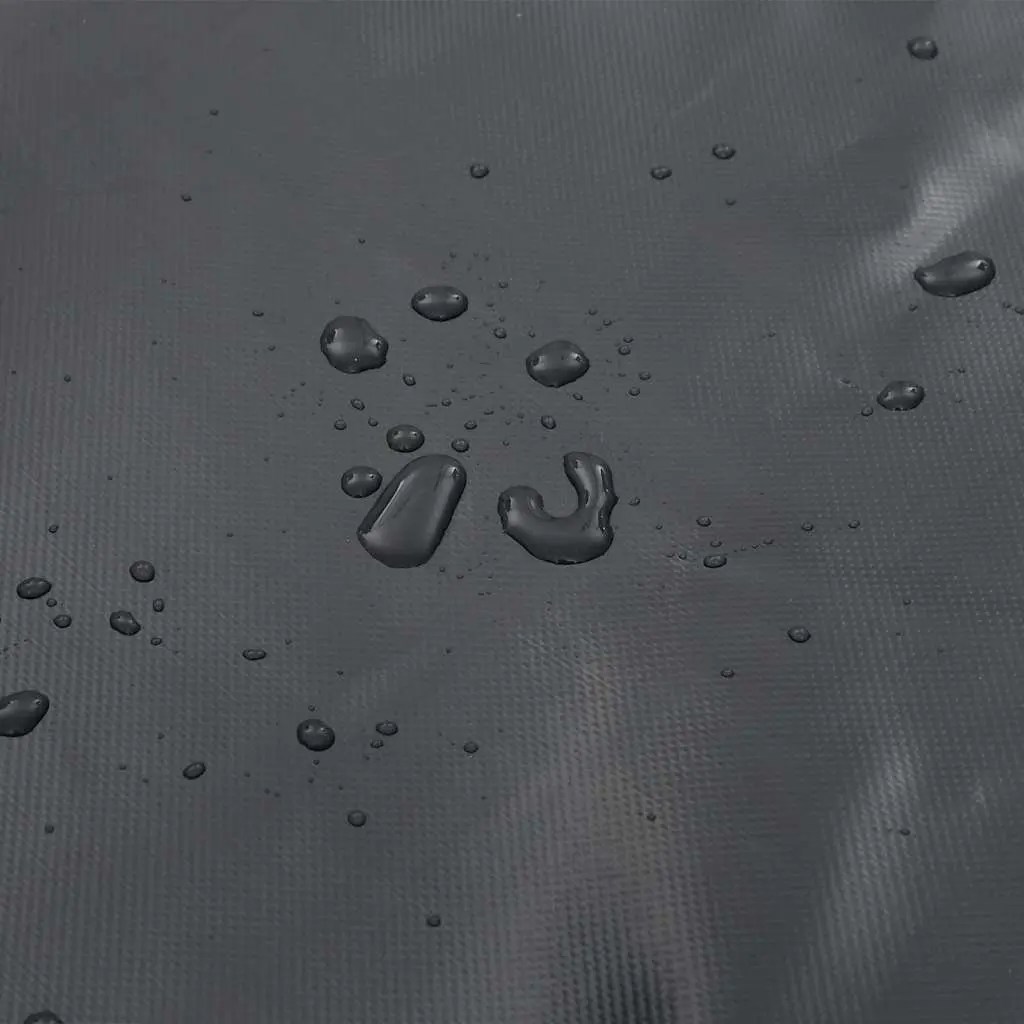Heavy-Duty Tarpaulin PVC 3x3m Anthracite Water-Resistant UV Protection