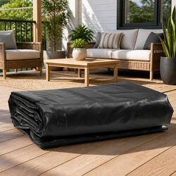 Durable 4x4m Anthracite Tarpaulin for Outdoor Protection
