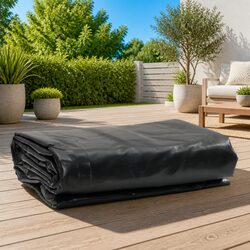 Durable Heavy Duty Tarpaulin 4x5m Anthracite Waterproof Cover