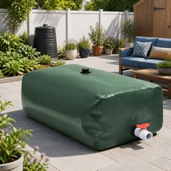 Premium 1500L Foldable Water Storage Tank with Tap