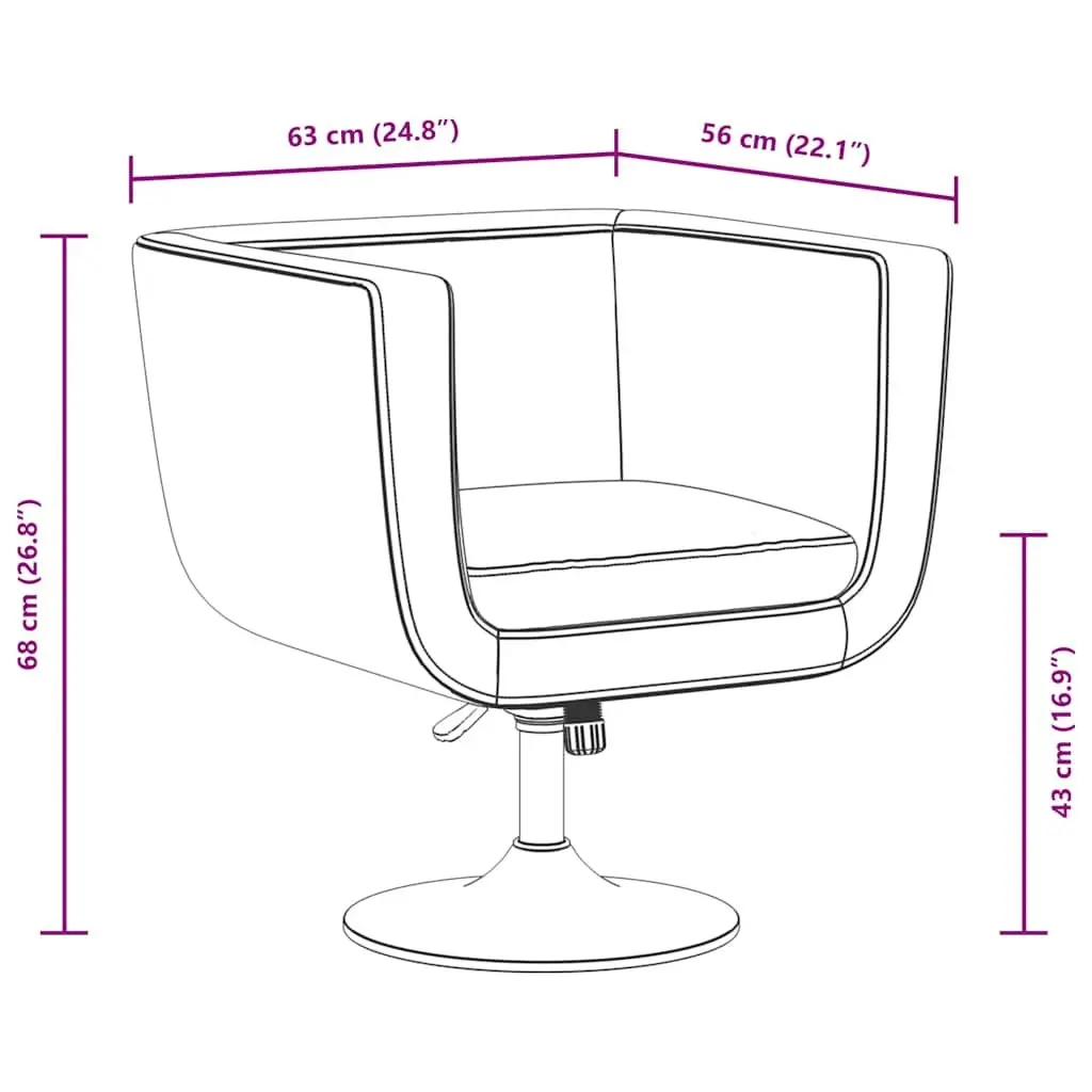 Bar Stools Artificial Leather Height Adjustable White 2 Piece Swivel Armchairs
