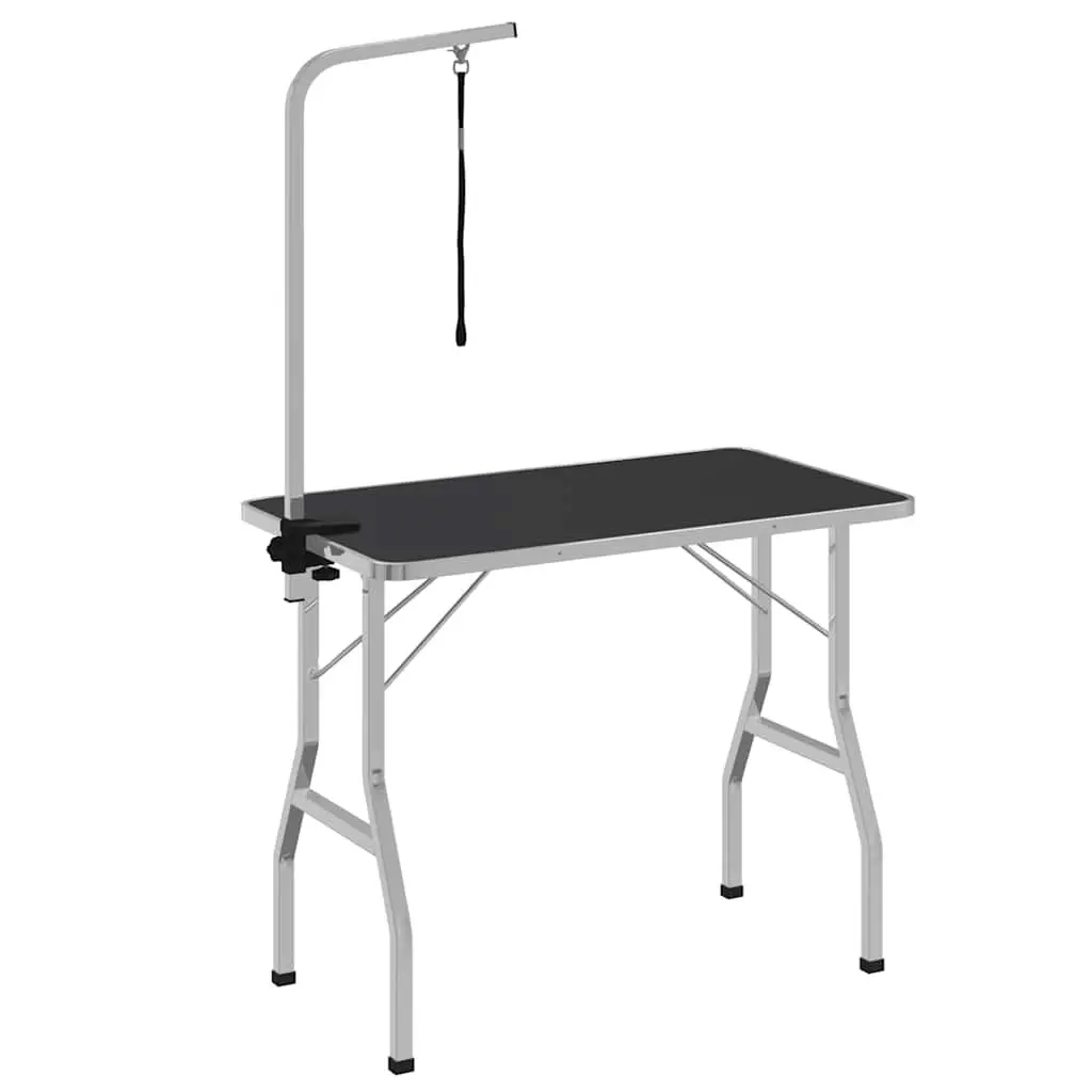 Adjustable Brown Pet Grooming Table for Professionals