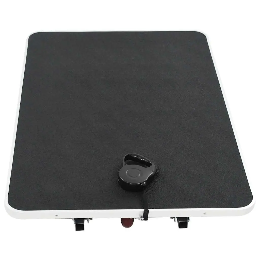 Portable Dog Grooming Table with Castors Adjustable Pet Grooming Station