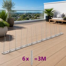 Stainless Steel Bird Pigeon Spikes for Effective Pest Control