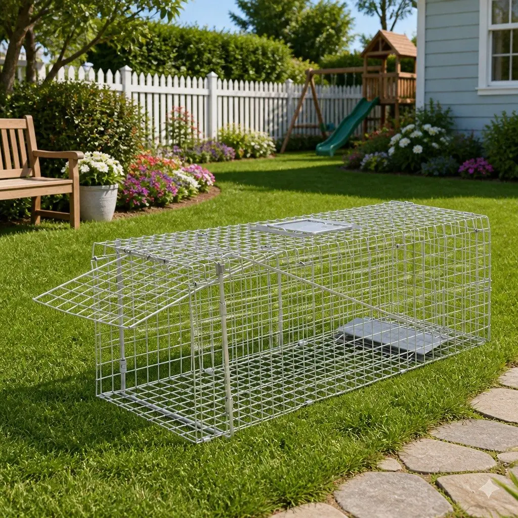 80cm Live Trap for Safe Animal Control