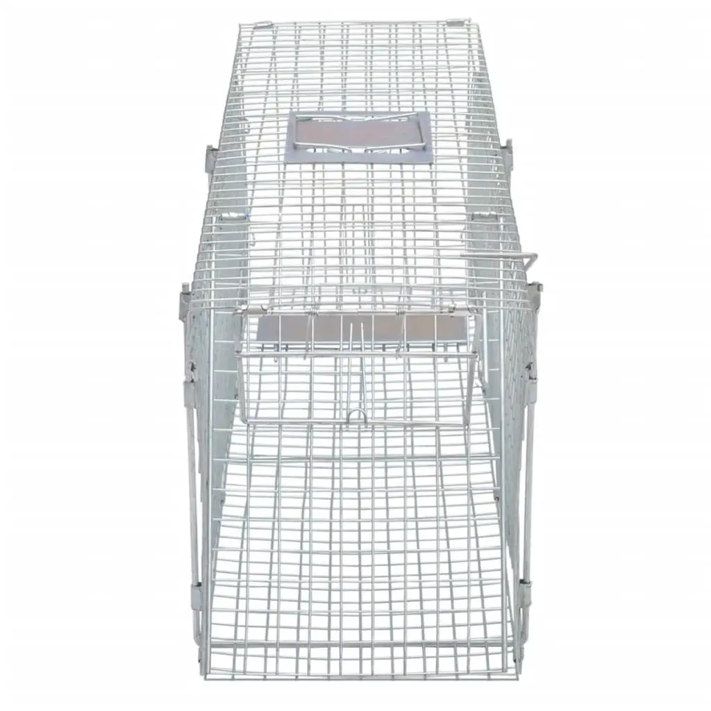 Live Trap 100cm Humane Animal Cage Single Door Wire Mesh Pet Catch Release