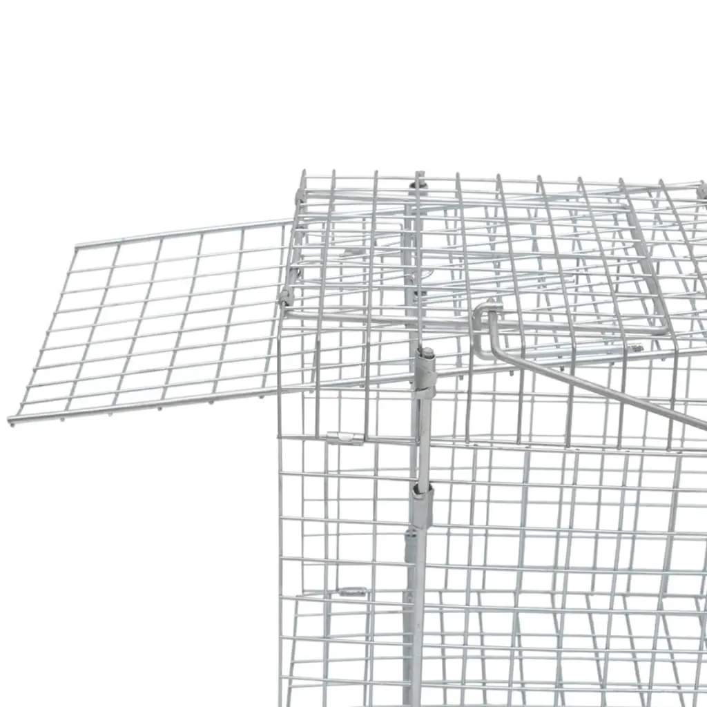 Live Trap 100cm Humane Animal Cage Single Door Wire Mesh Pet Catch Release