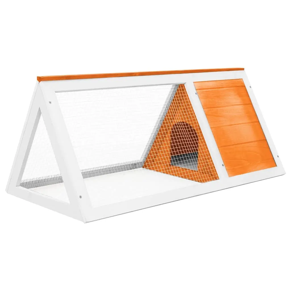 Brown Wooden Rabbit Cage for Small Animals
