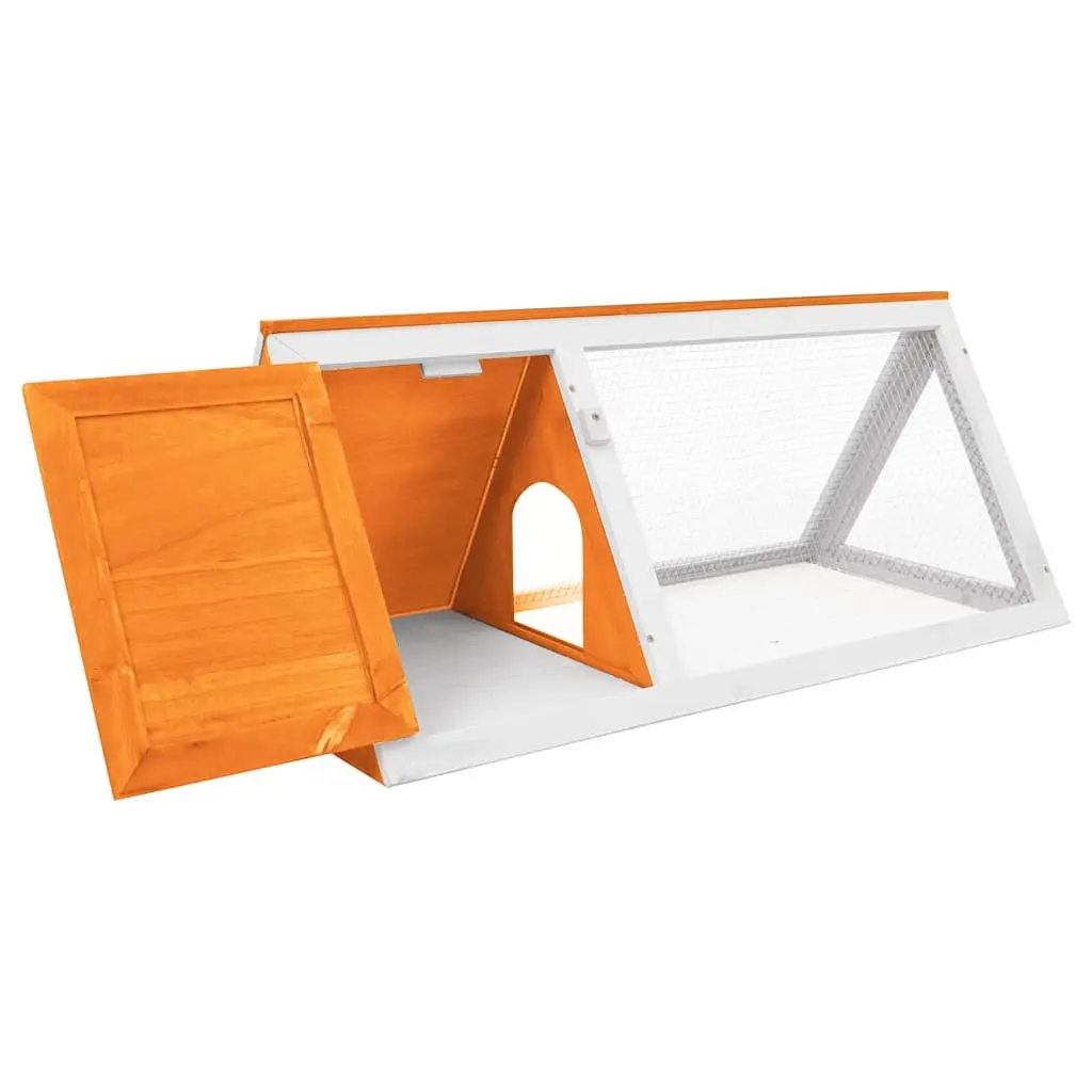 Brown Wooden Rabbit Cage for Small Animals