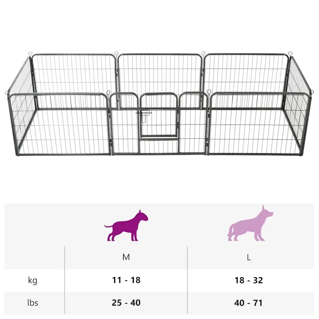 8-Panel Dog Playpen for Safe Exercise