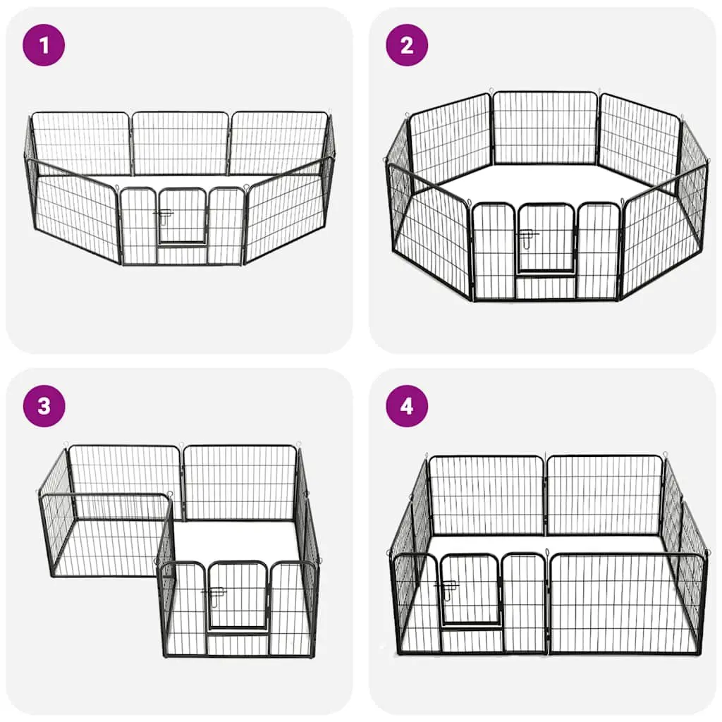 8-Panel Dog Playpen for Safe Exercise