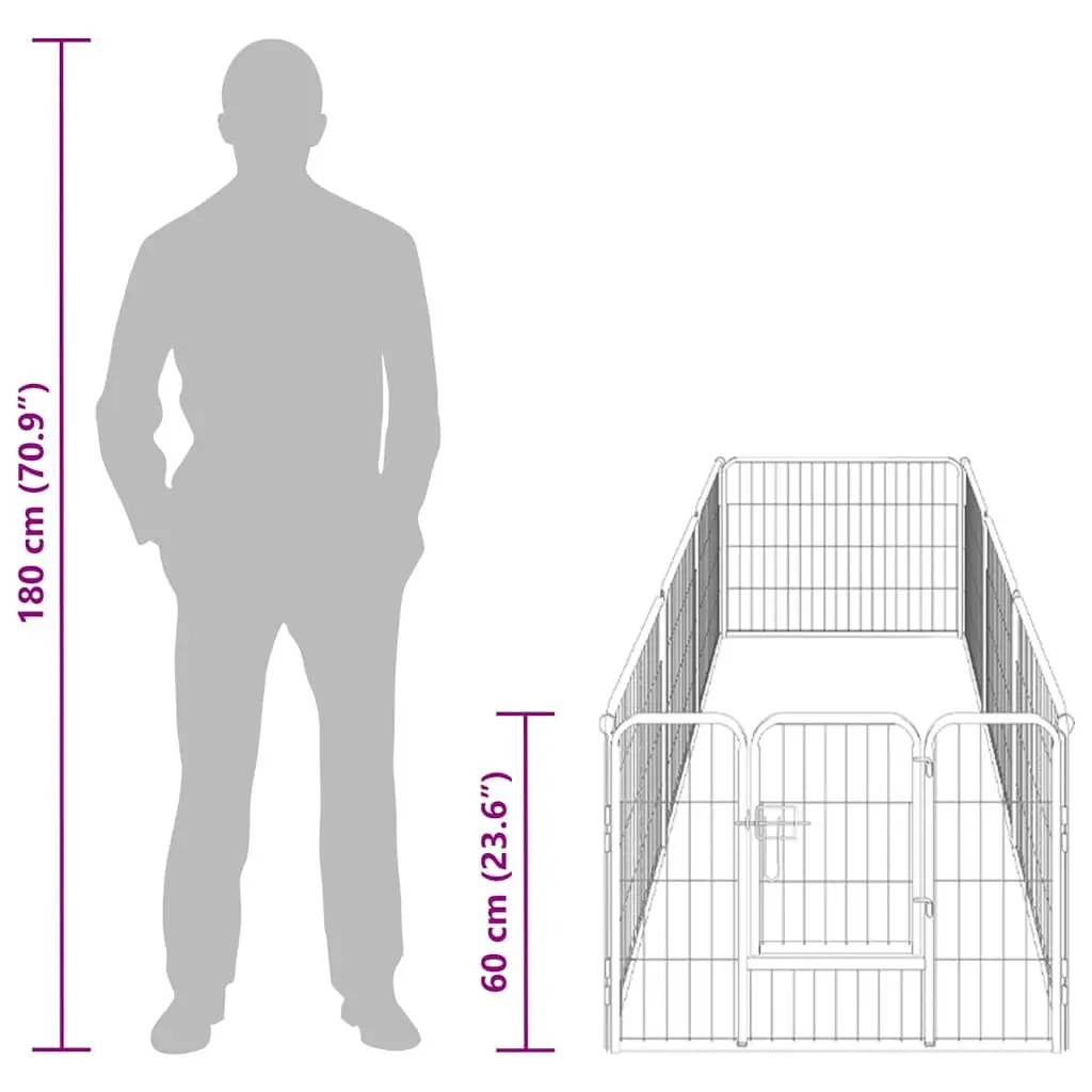 8-Panel Dog Playpen for Safe Exercise