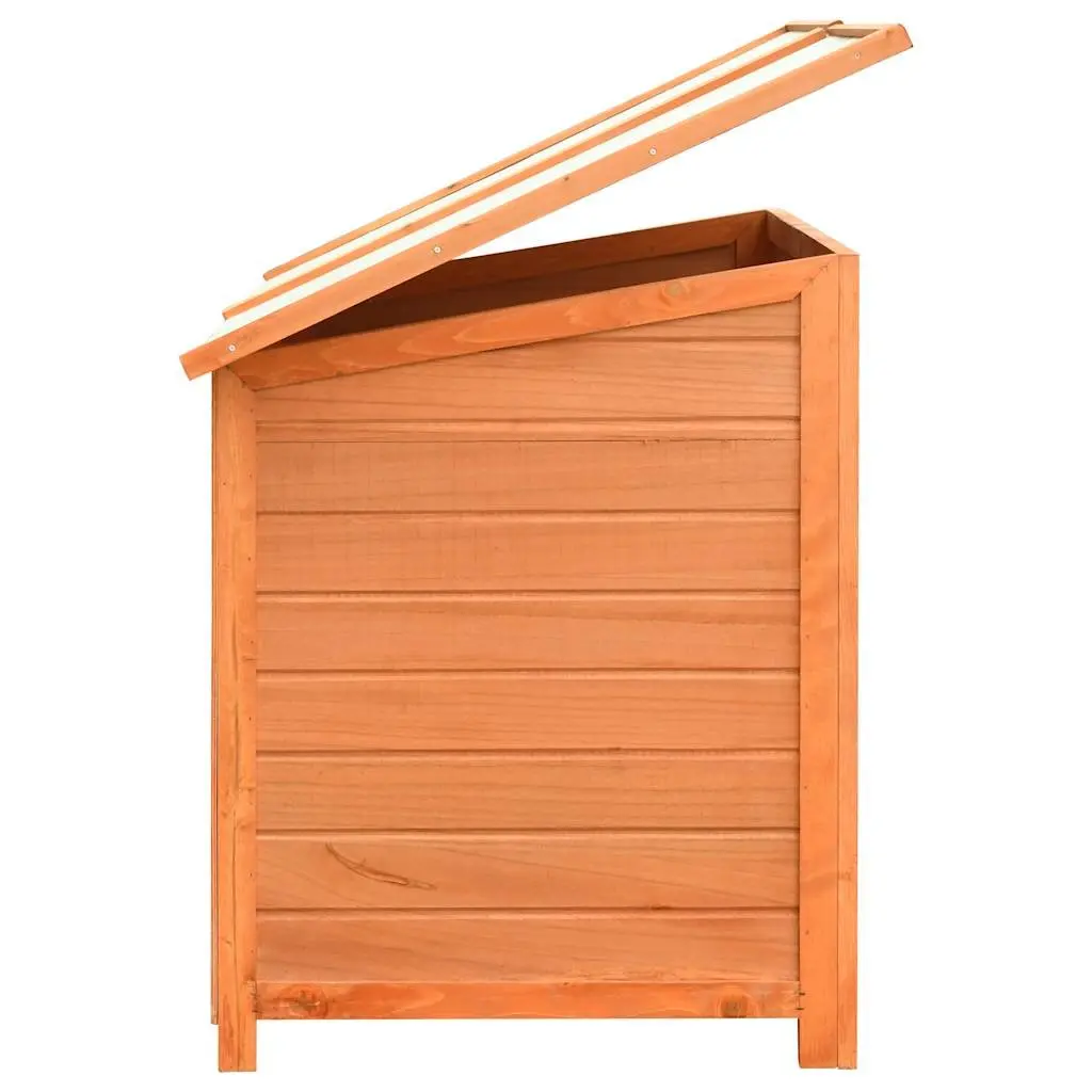 Solid Pine Wood Dog House Outdoor Kennel for Pets