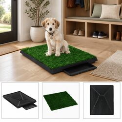 Durable Indoor Pet Toilet Training Pad with Tray