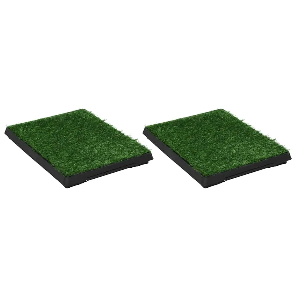 Indoor Pet Toilet Training Pad with Tray 2 Pack