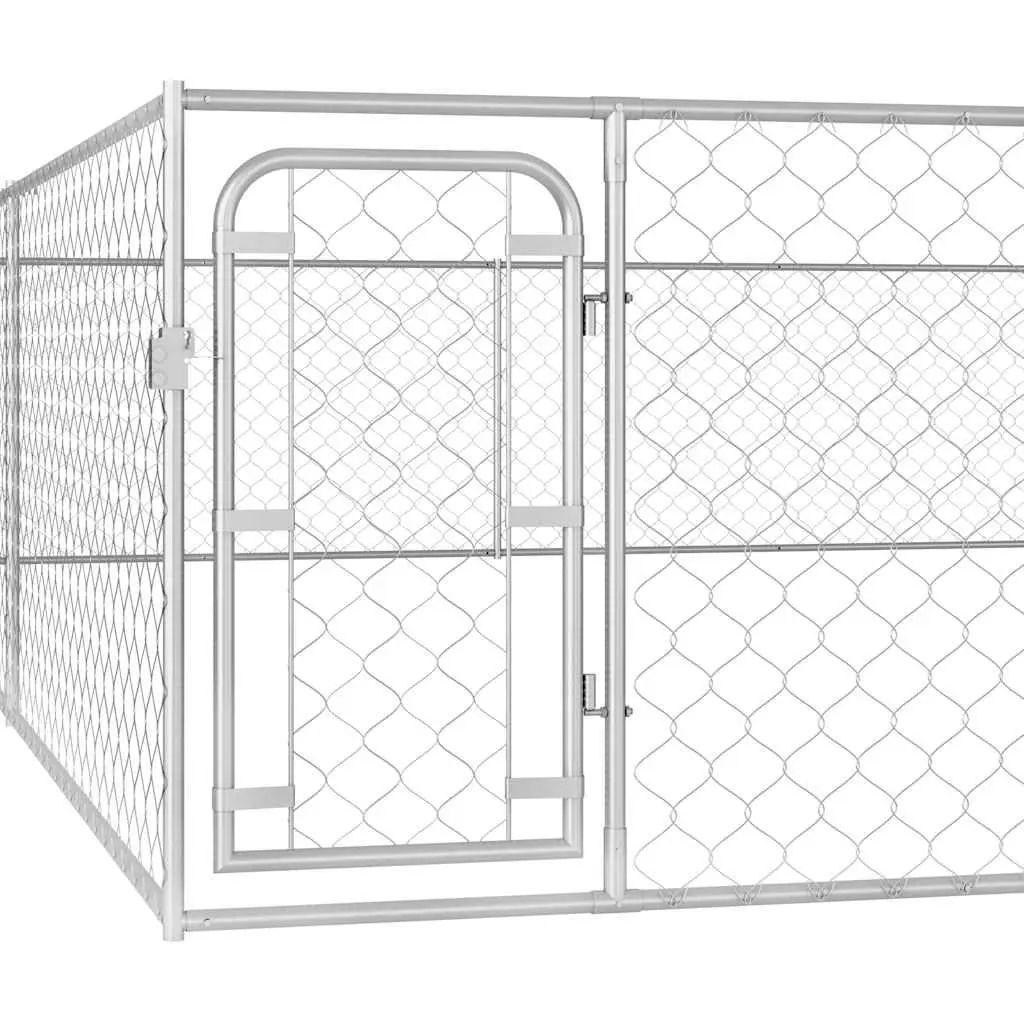6x6 Outdoor Dog Kennel Playpen with Lockable Door