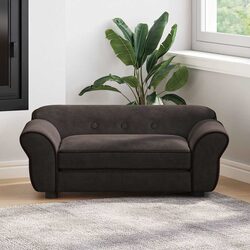 High-Quality Brown Plush Dog Sofa for Comfort