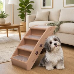 Durable Folding Pet Stairs for Dogs and Cats