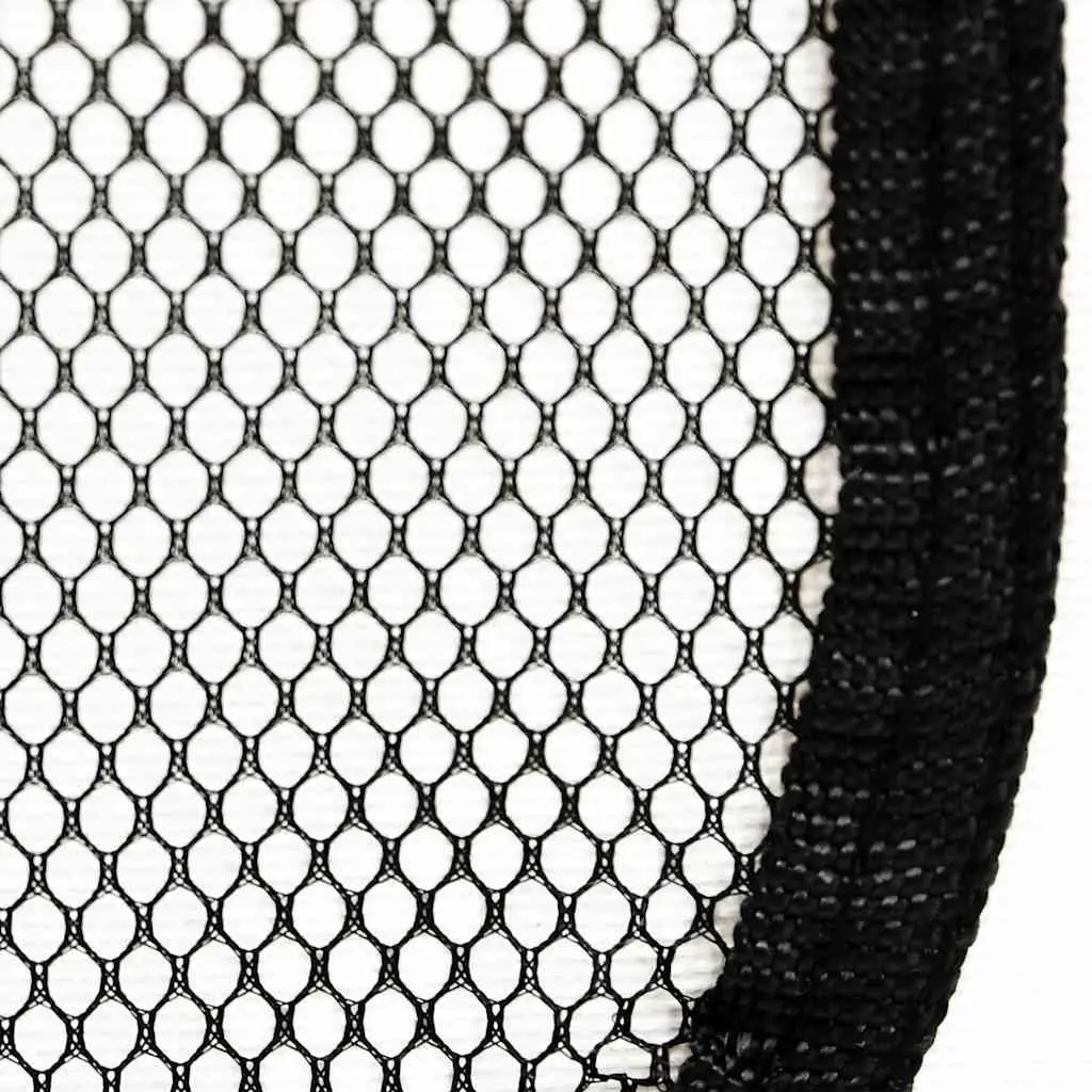 Dog Playpen Steel 110 x 110 x 58 cm Black