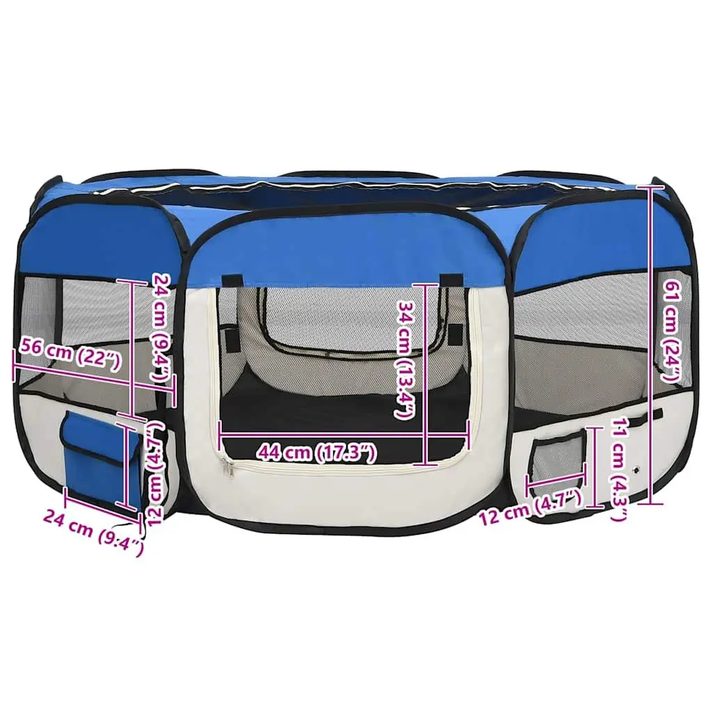 Foldable Dog Playpen for Training and Exercise