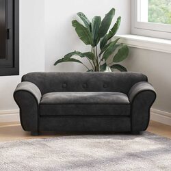 Durable Black Dog Sofa Bed for Small Pets