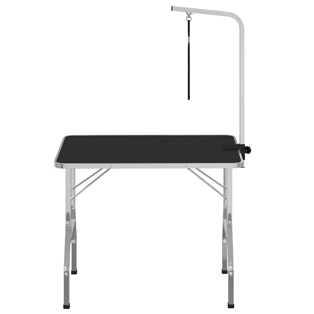 Adjustable Dog Grooming Table with Stainless Steel Arm