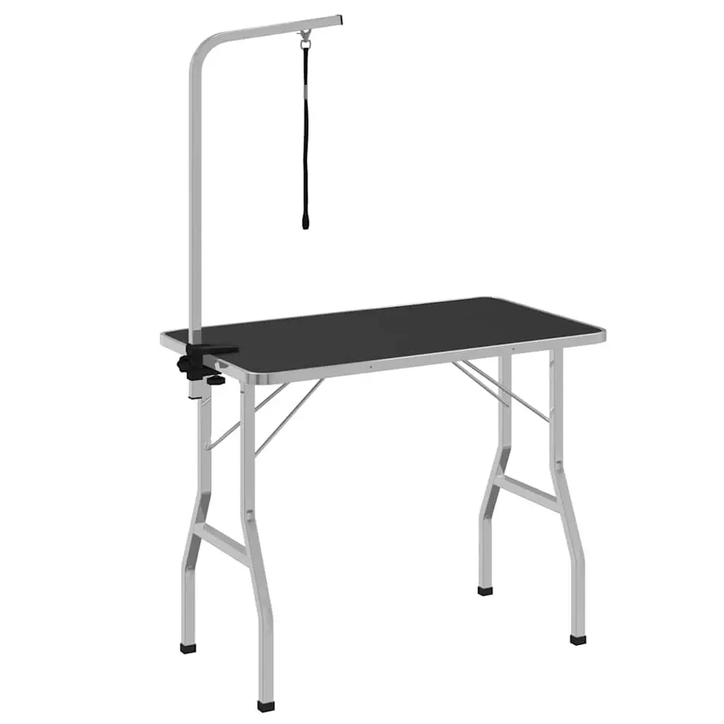 Adjustable Dog Grooming Table with Stainless Steel Arm