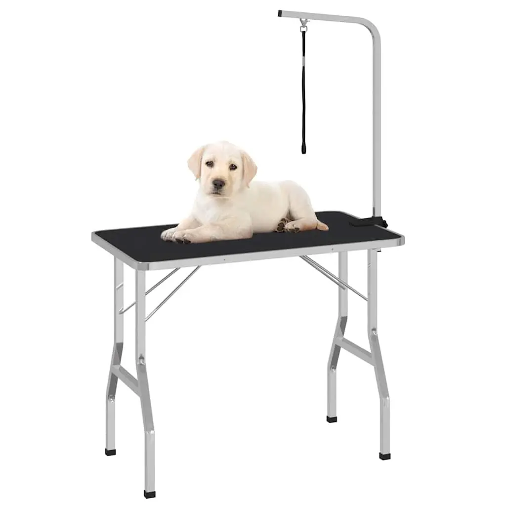 Adjustable Dog Grooming Table with Stainless Steel Arm