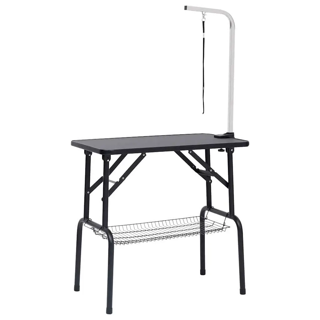 Adjustable Dog Grooming Table with Non-Slip Top