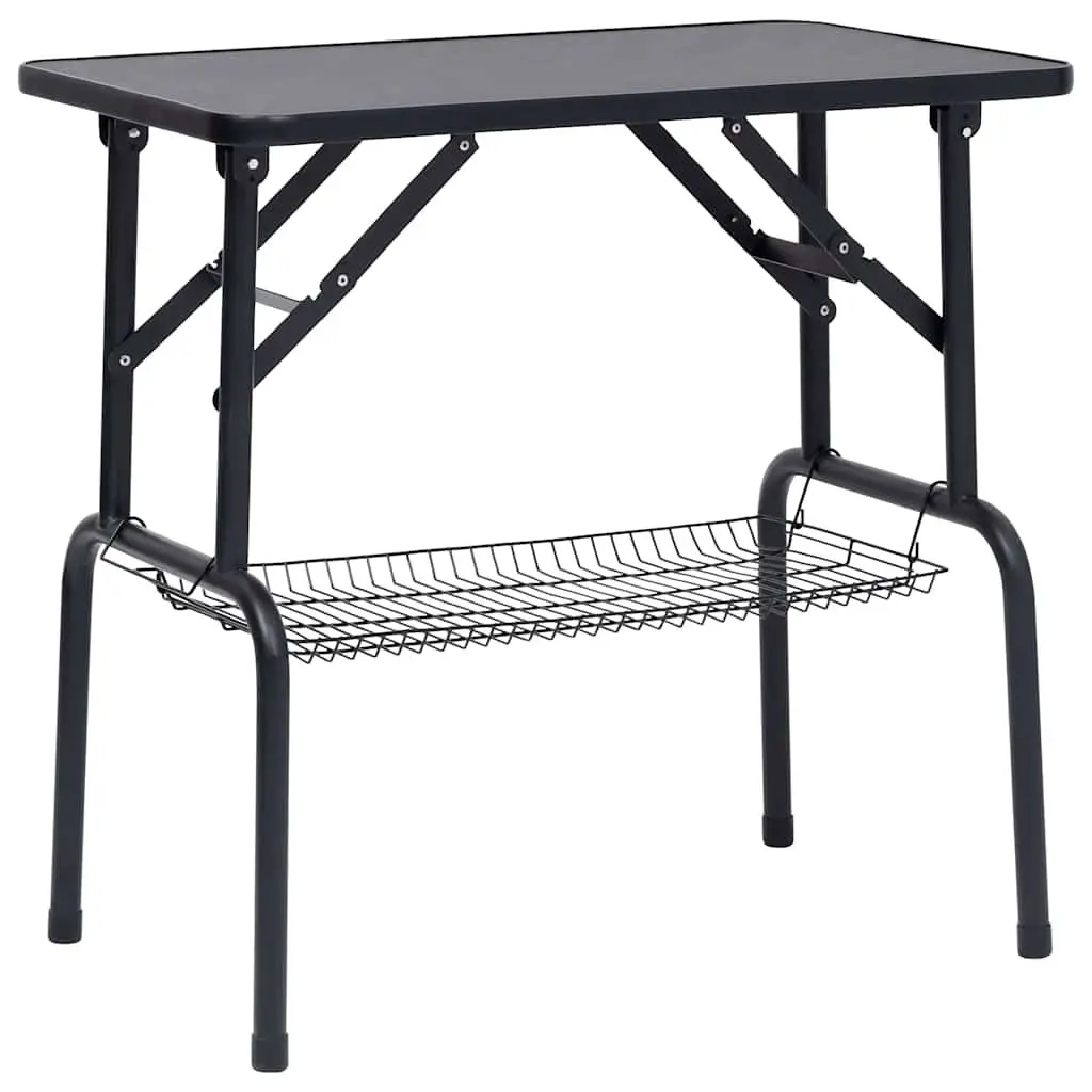 Adjustable Dog Grooming Table with Non-Slip Top