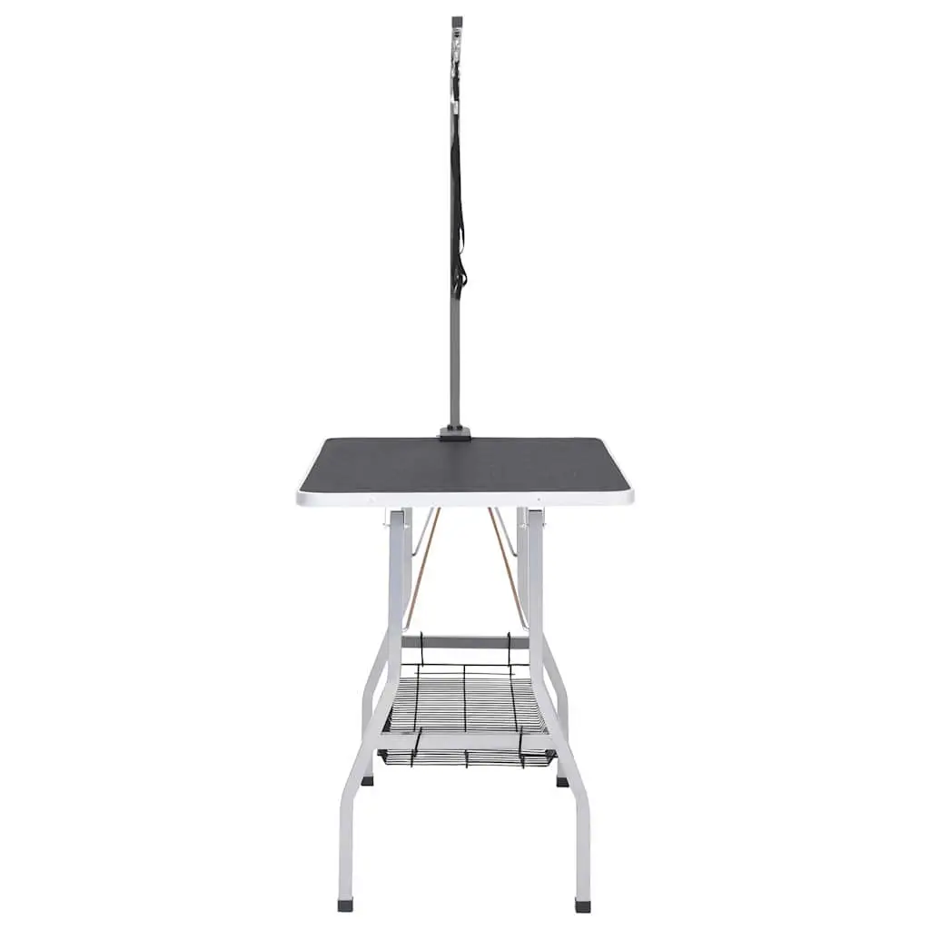 Adjustable Dog Grooming Table with Steel Support