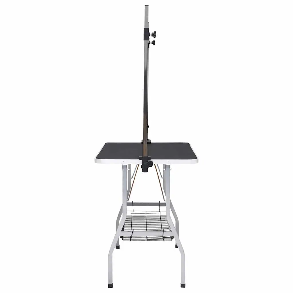 Adjustable Height Dog Grooming Table with Storage