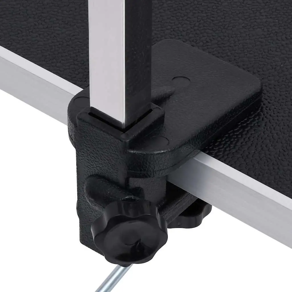 Adjustable Height Foldable Dog Grooming Table with Loops