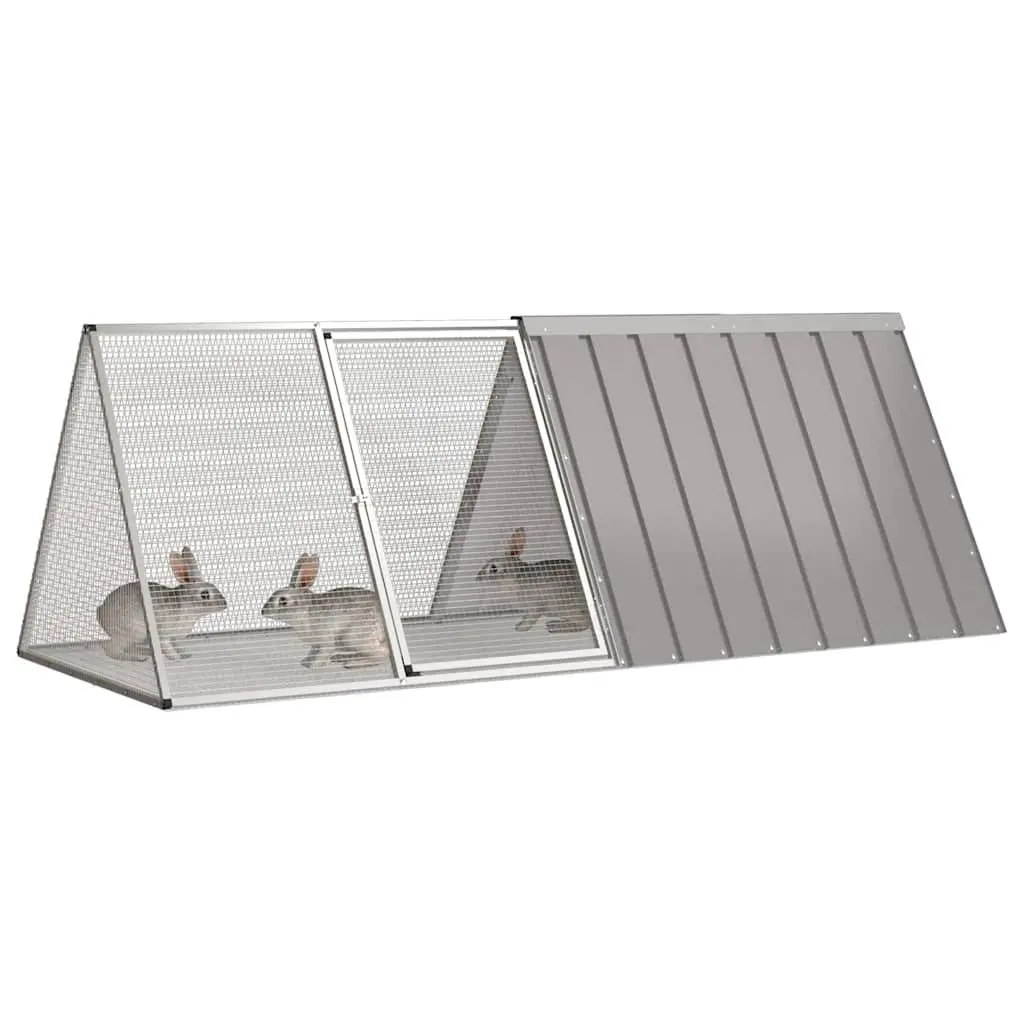 Galvanised Steel Rabbit Cage Outdoor Hutch for Small Pets