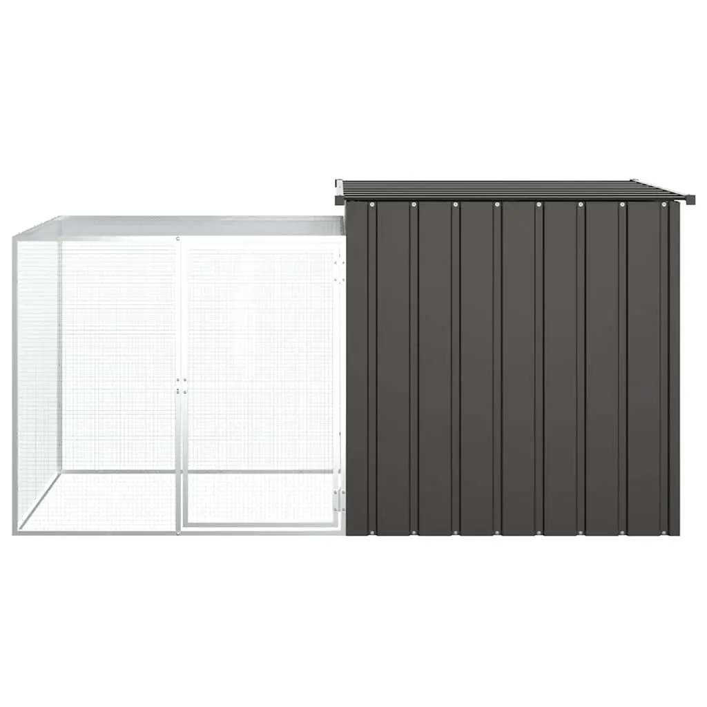 Anthracite Galvanised Steel Chicken Coop