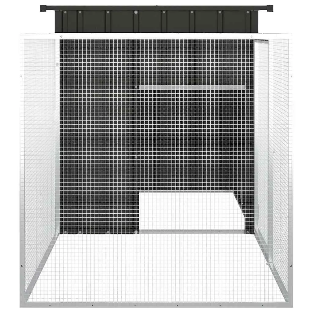 Anthracite Galvanised Steel Chicken Coop