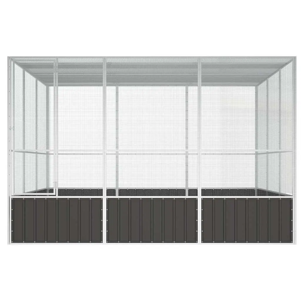 Large Outdoor Bird Cage with Galvanised Steel Frame