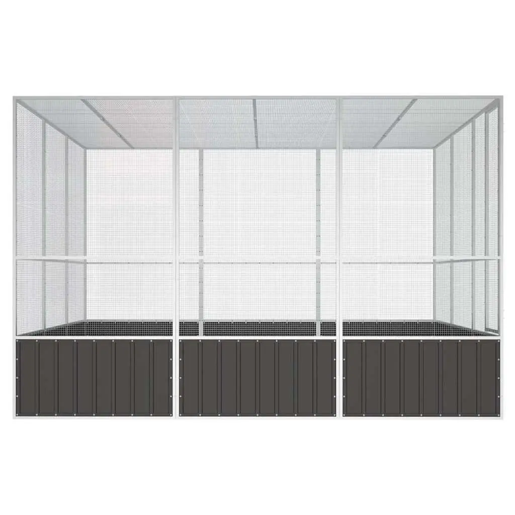 Large Outdoor Bird Cage with Galvanised Steel Frame