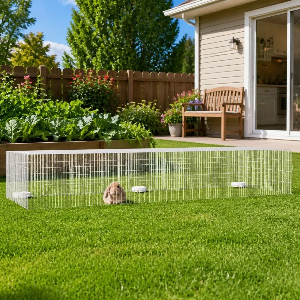 3-Panel Rabbit Cage for Small Animals